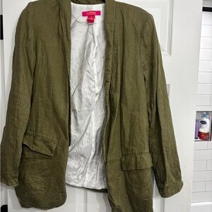 Caslon Khaki Women's Blazer